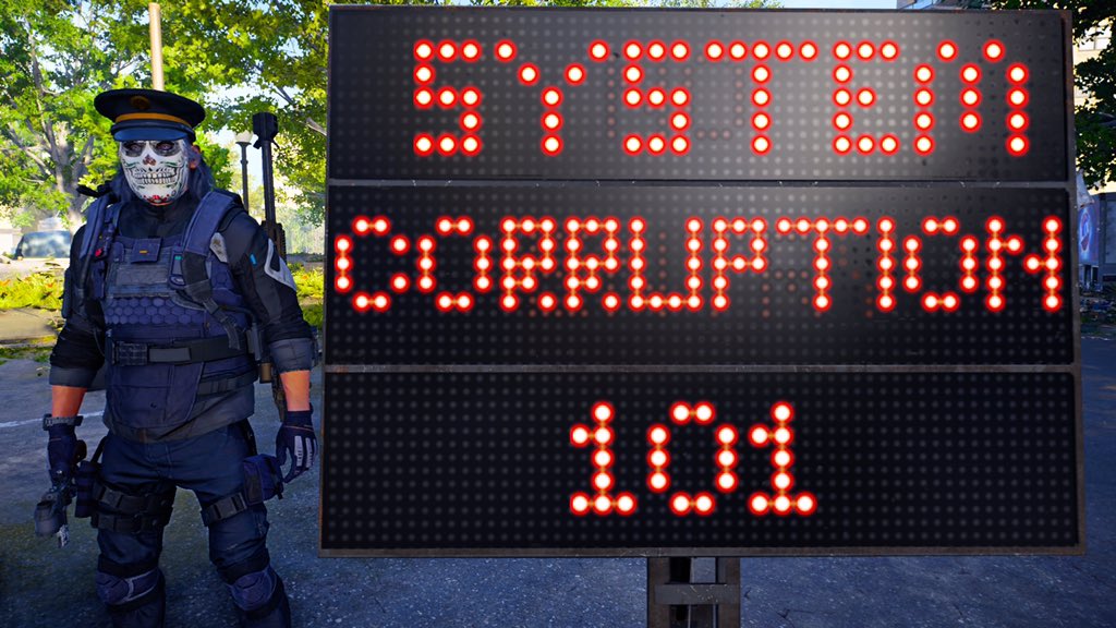 aBL1NDnoob's tweet photo. Check out my latest video on YouTube. All about system corruption #TheDivision2 #aBL1NDnoob #YouTube #TheDivision #systemcorruption #twitch #gaming #gamer #YouTuber #twitchstreamer #covershooter #pve #pvp #shooter https://t.co/9XEiVm6tKt