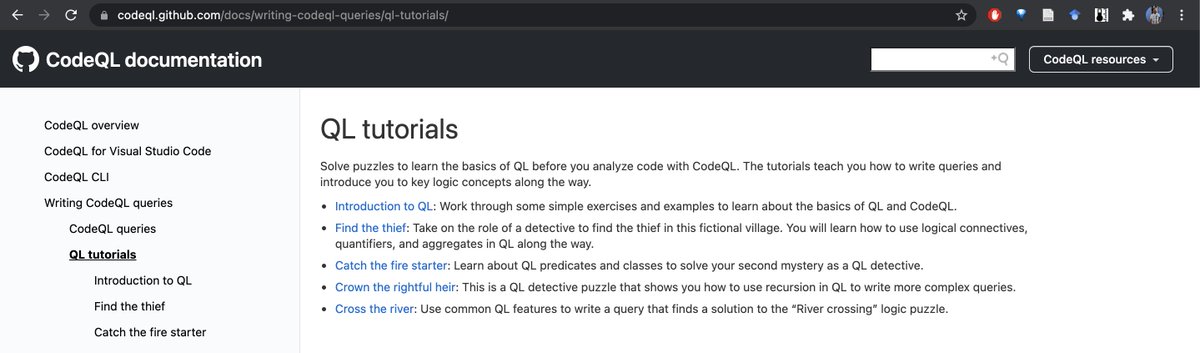 juanan's tweet image. #learning #codeql #SoftEng #bugs #OSS #coffee