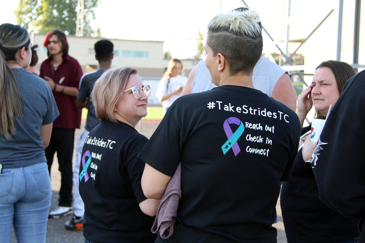 RichlandSD400's tweet photo. Thank you to the several hundred students, advocates and community members who came out to the 6th annual #TakeStridesTC Suicide Prevention walk held at Fran Rish Stadium on Wednesday evening. https://t.co/ArjfKCHbDn