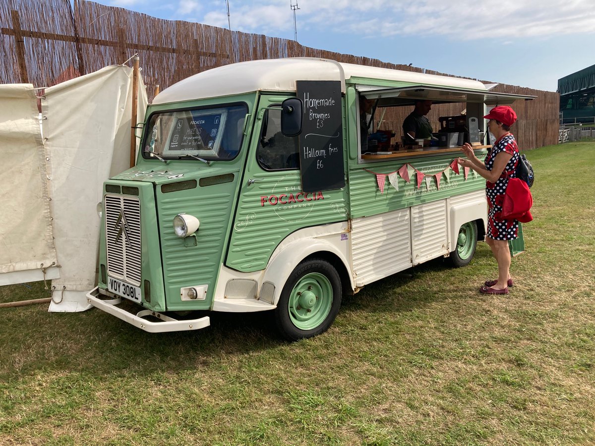 Seen <a href="/goodwoodrevival/">Goodwood Revival</a> last weekend, one of our <a href="/HVanworld/">HVanworld</a>  beautiful Citroen H vans looking great and selling plenty!