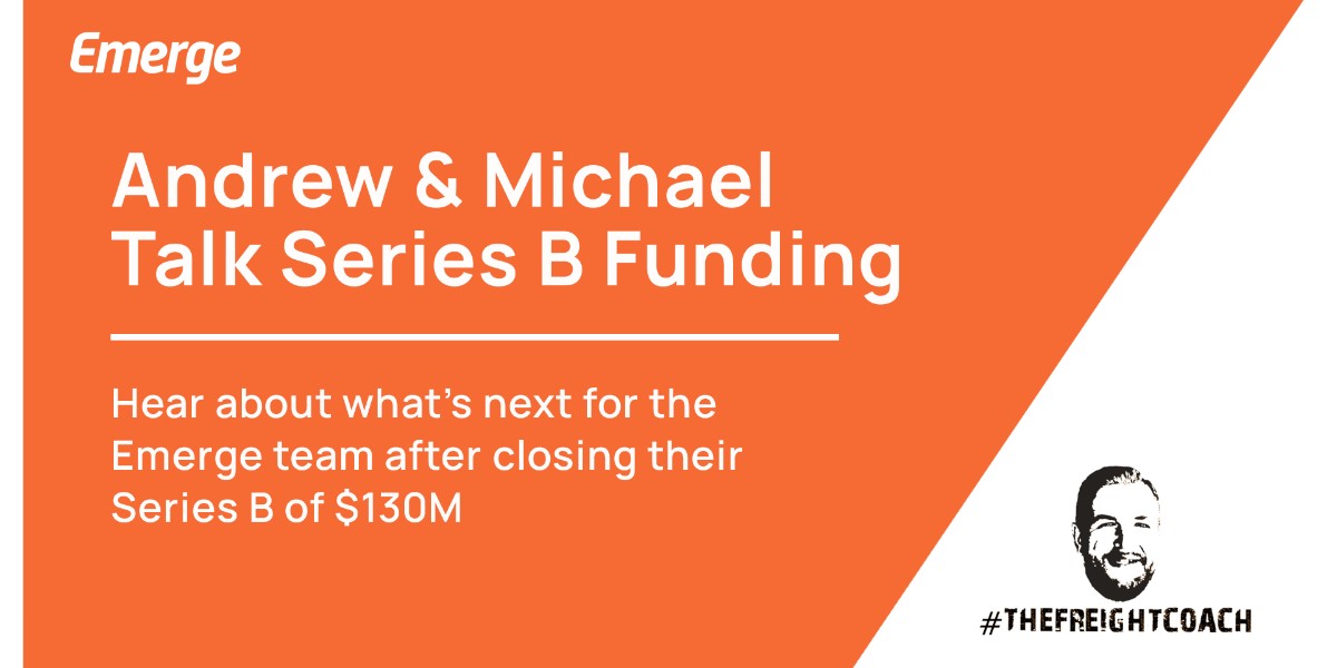 Our Co-CEOs, Andrew Leto and Michael Leto, sat down with Chris Jolly to discuss Emerge's $130 million Series B funding in the latest episode of #TheFreightCoach!  

Check out the full conversation, linked below! 🚀

#Emerge #SeriesBFunding #FreightTech
 fal.cn/3is39