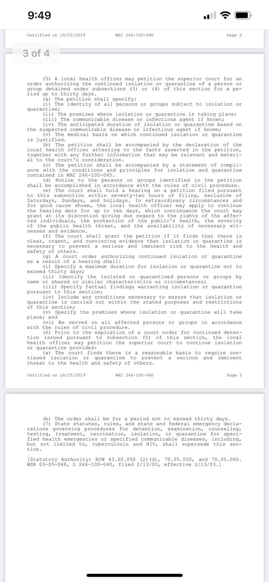 tonyneal02's tweet image. Expanding emergency powers in Washington state 
Not sure how to post these documents so you may need to find the page numbers but this is pure government overreach.  Arbitrary involuntary detention … #termlimits #stopgroupthink #nomorecareerpoliticians