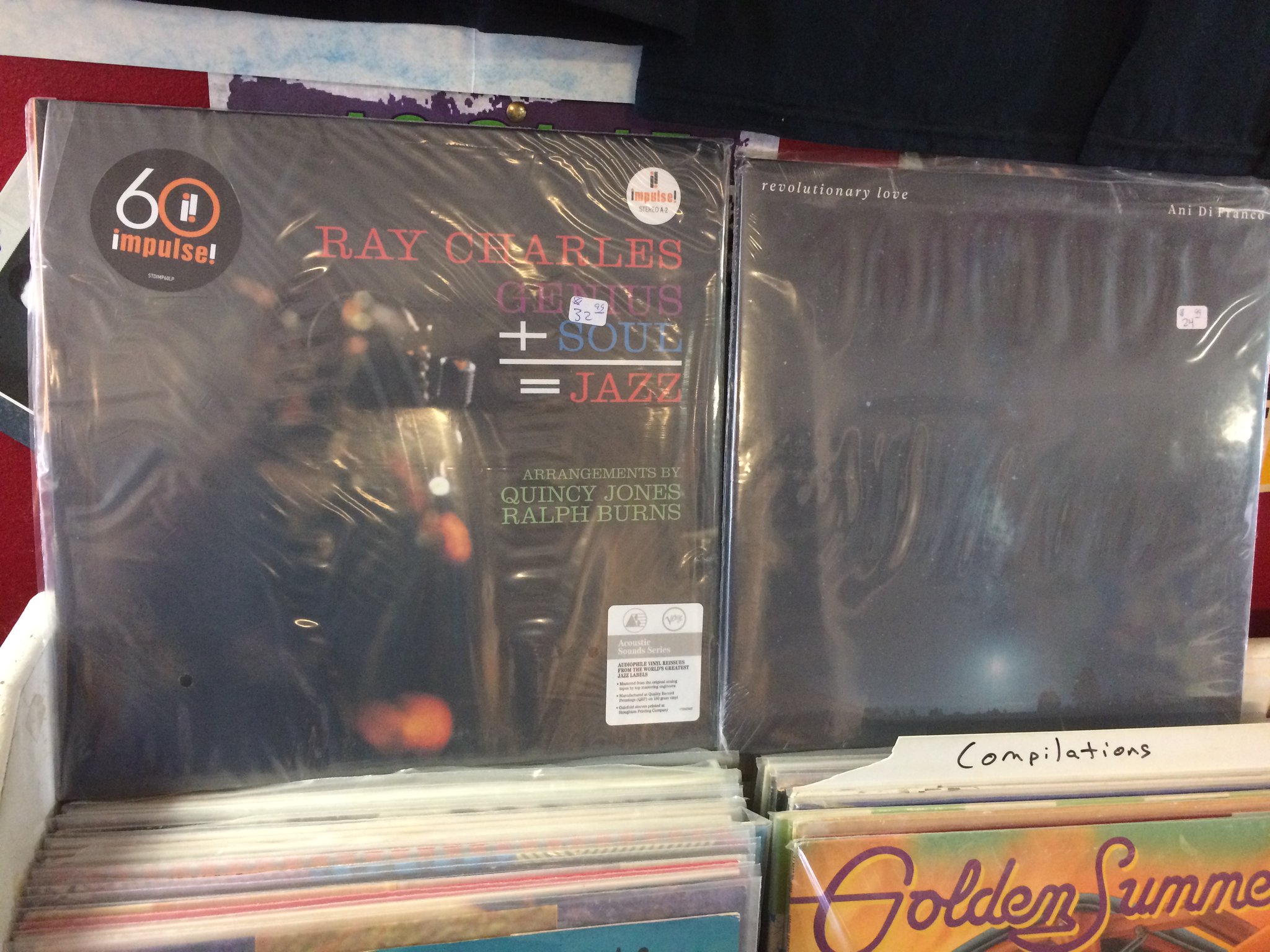 Happy Birthday to the late Ray Charles & Ani DiFranco 