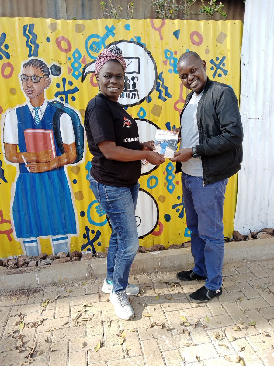 Our Chairperson <a href="/tkmusyoka/">Titus Musyoka</a> paid a courtesy call to @Polycomgirls1 in Kibra &amp; received 2branded SDGs soccer balls by <a href="/SDGsKenyaForum/">Coalition for Sustainable Development</a> .This will facilitate
our community tournaments. We discussed areas of partnership to empower the youth in our communities.#GlobalWeekofAction