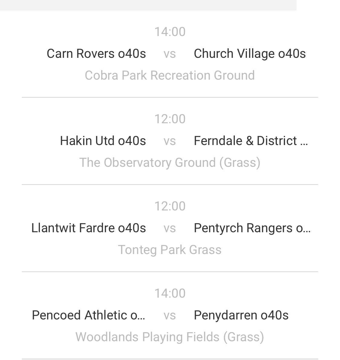 Ferndale & District Vets Over 45s Football Team tweet media