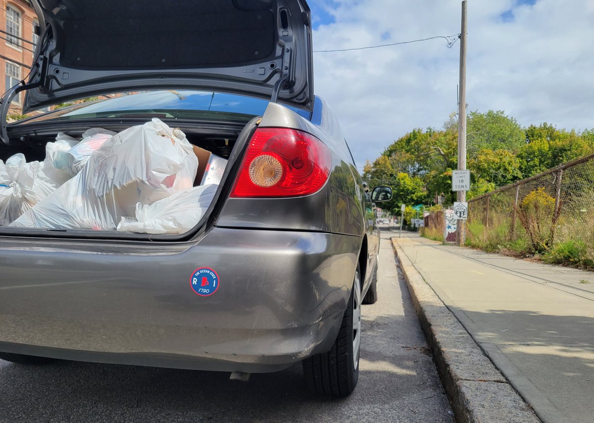 TheStoryShorey's tweet photo. I picked up a trunkload of trash in Pawtucket. A woman stopped to thank me and say it's about time the city cleaned it up. I come here every few weeks and I work for free, I told her. She was so excited she says she's going to start doing it too. That's how change happens. https://t.co/94pJT5ZGVO