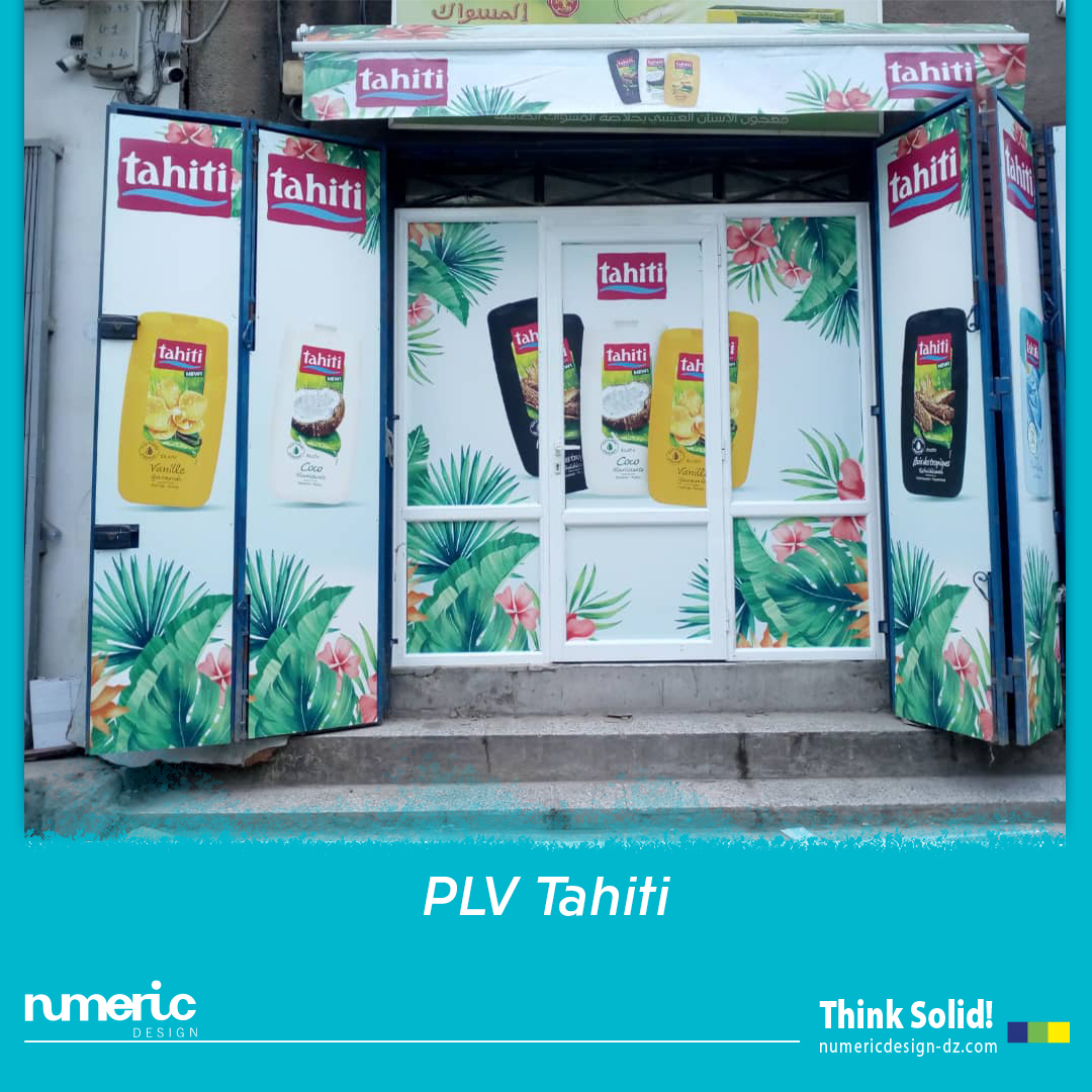 NumericD_DZ's tweet photo. Habillage Point de Vente Tahiti
#PLV #Aménagement #habillage_PDV #Sanex # DZ #Algérie #Agency #Graphisme https://t.co/ZoosF2ykut