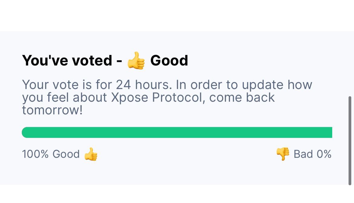 Xpose Protocol tweet media