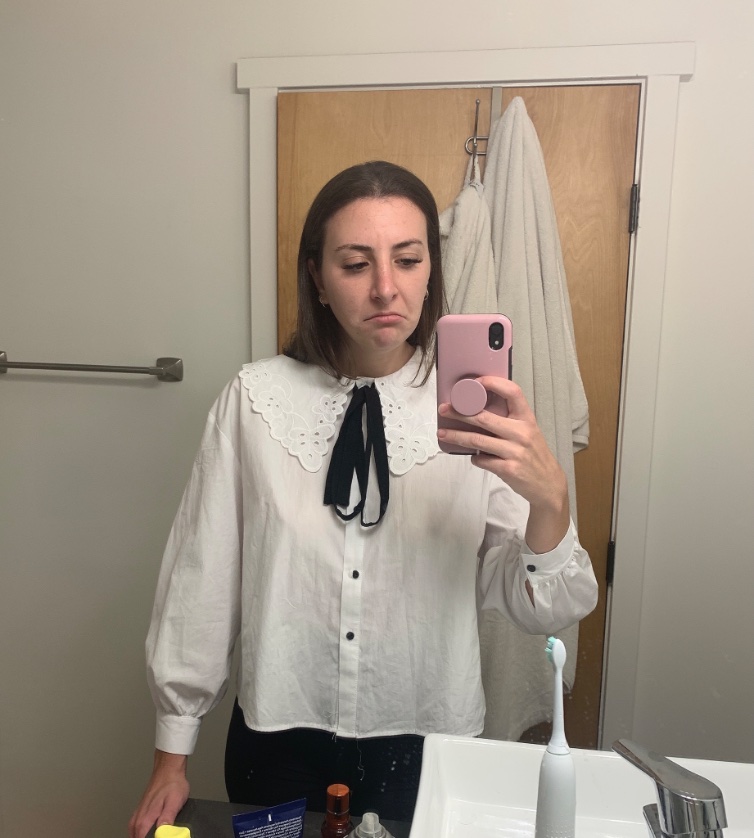 DanaSchwartzzz's tweet image. Bought this shirt because I thought would look chic and french, and instead turns out I actually look like a little lad who loves berries and cream
