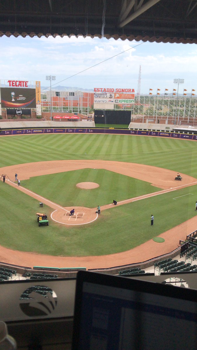 Todo listo para llevarles el mundial sub23 desde el estadio Sonora en Hermosillo, Sonora con Iván Gonzalez a través de TVC Deportes