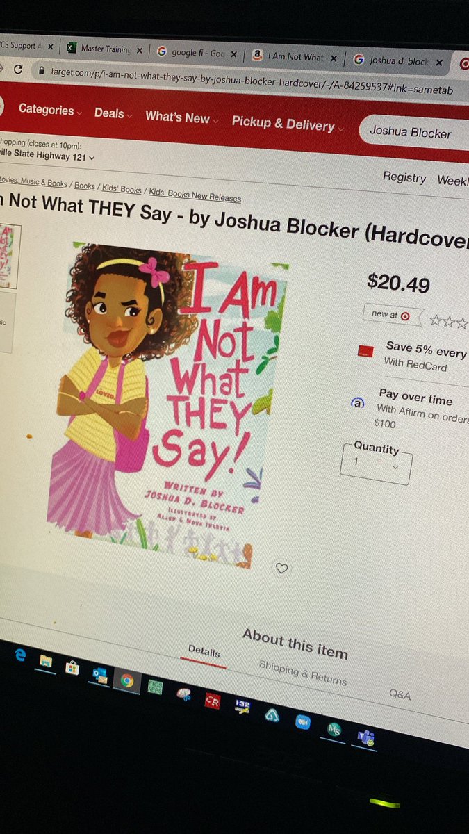 JeiWey17's tweet photo. I AM FREAKING OUT… Target Picked Up My KID’s Book YALLLLLLLLLLL 😱😱😱😱😱😱😱😱😱😱 OMGGGGGG https://t.co/NyLUeLfB6d
