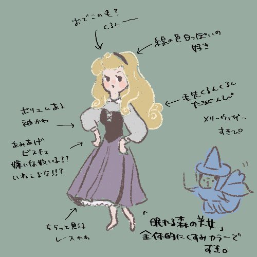 オーロラ姫のtwitterイラスト検索結果