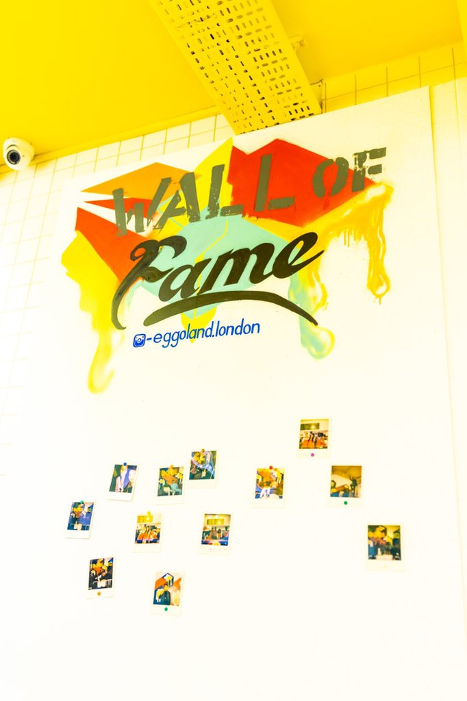 Hello, Wall of Fame😍 

A dedicated wall for all our egg loving patrons! Want to be amongst the stars? Then pop in and order your egg bun and don’t forget your photo-op on your way out😉