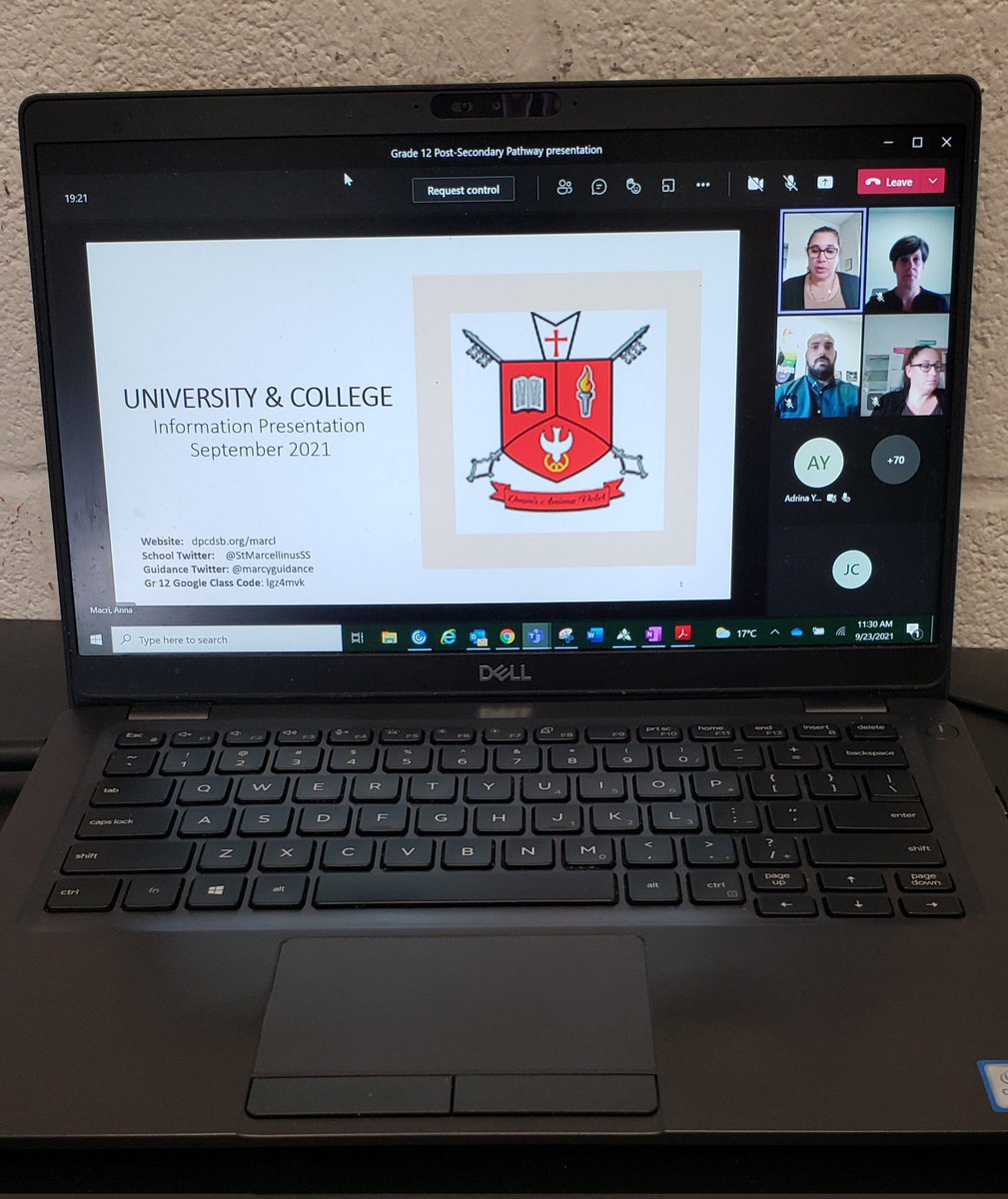 We had a great turnout for our Gr.12 Info presentation today. Thank you teachers &amp; students for attending. Video to be posted on school website shortly. <a href="/StMarcellinusSS/">St. Marcellinus CSS</a> #postsecondary #YouGotThis #grade12 #graduation2022