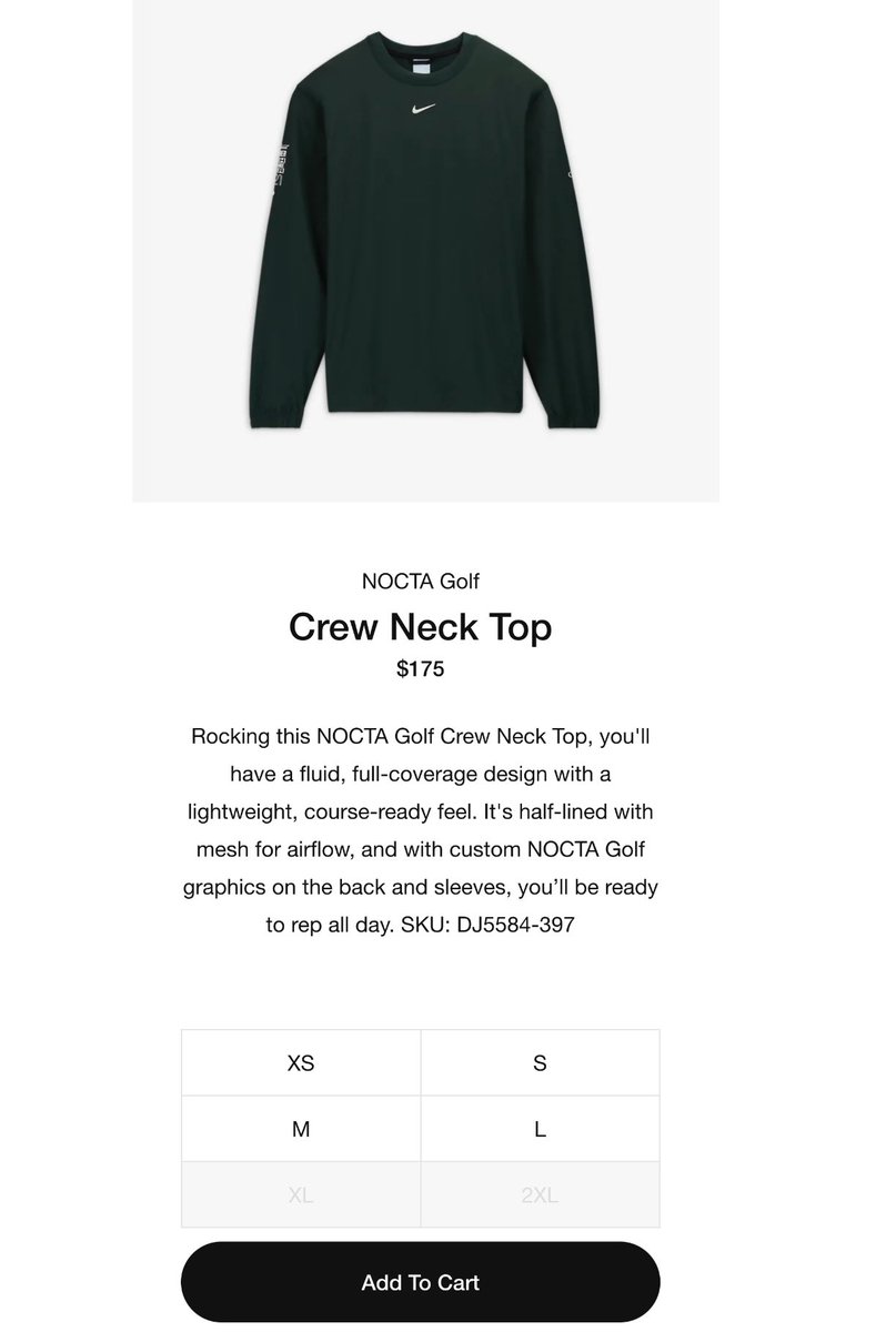 NOCTA x Nike Golf Crew ‘Green’

bit.ly/3i0hZ8v

Thanks <a href="/La3Life/">LA Three</a> 

#AD