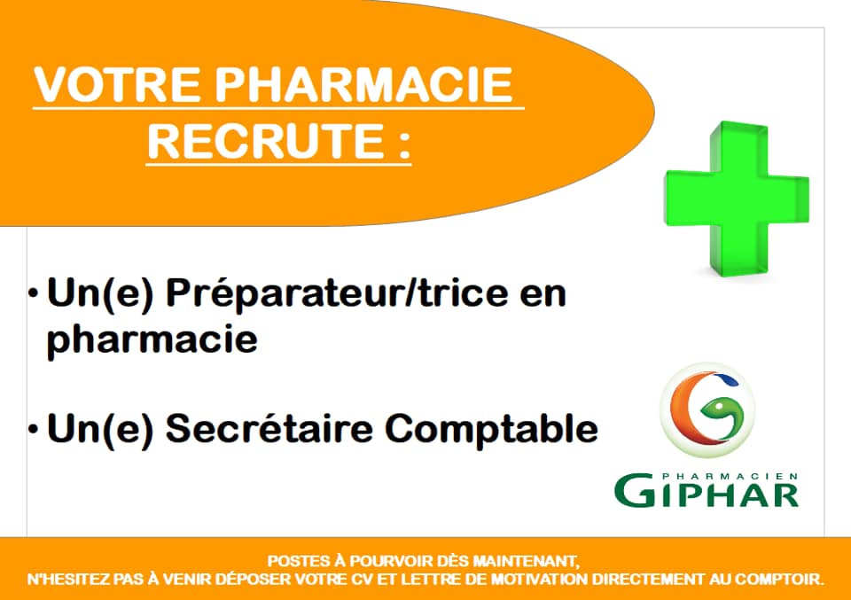 coulongesautize's tweet photo. #EMPLOI • La pharmacie du Château à Coulonges sur l'Autize est à la recherche de 2 personnes au sein de son équipe #deuxsevres https://t.co/KCW25caOTu