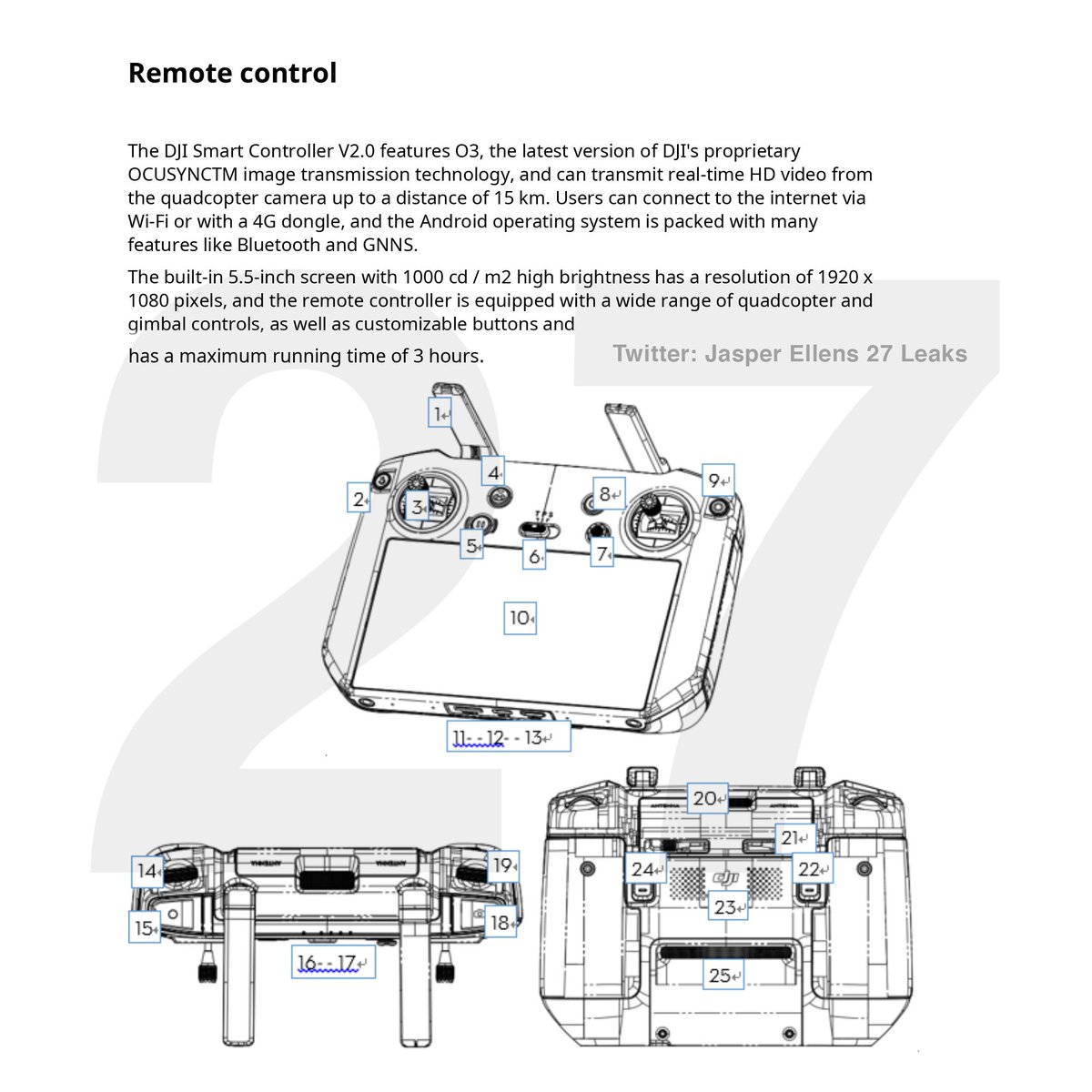 JasperEllens's tweet photo. #Mavic3 full manual and specs! Price: 1600. Date: 15 November. Smart controller, 15 km. 4/3 inch.

@DroneXL1 @geeksvana @dronedj @techdronemedia @DronewatchNL @DronefriendlyB @dronemodelismo @OsitaLV @DJIGlobal https://t.co/2w1slWCOc2