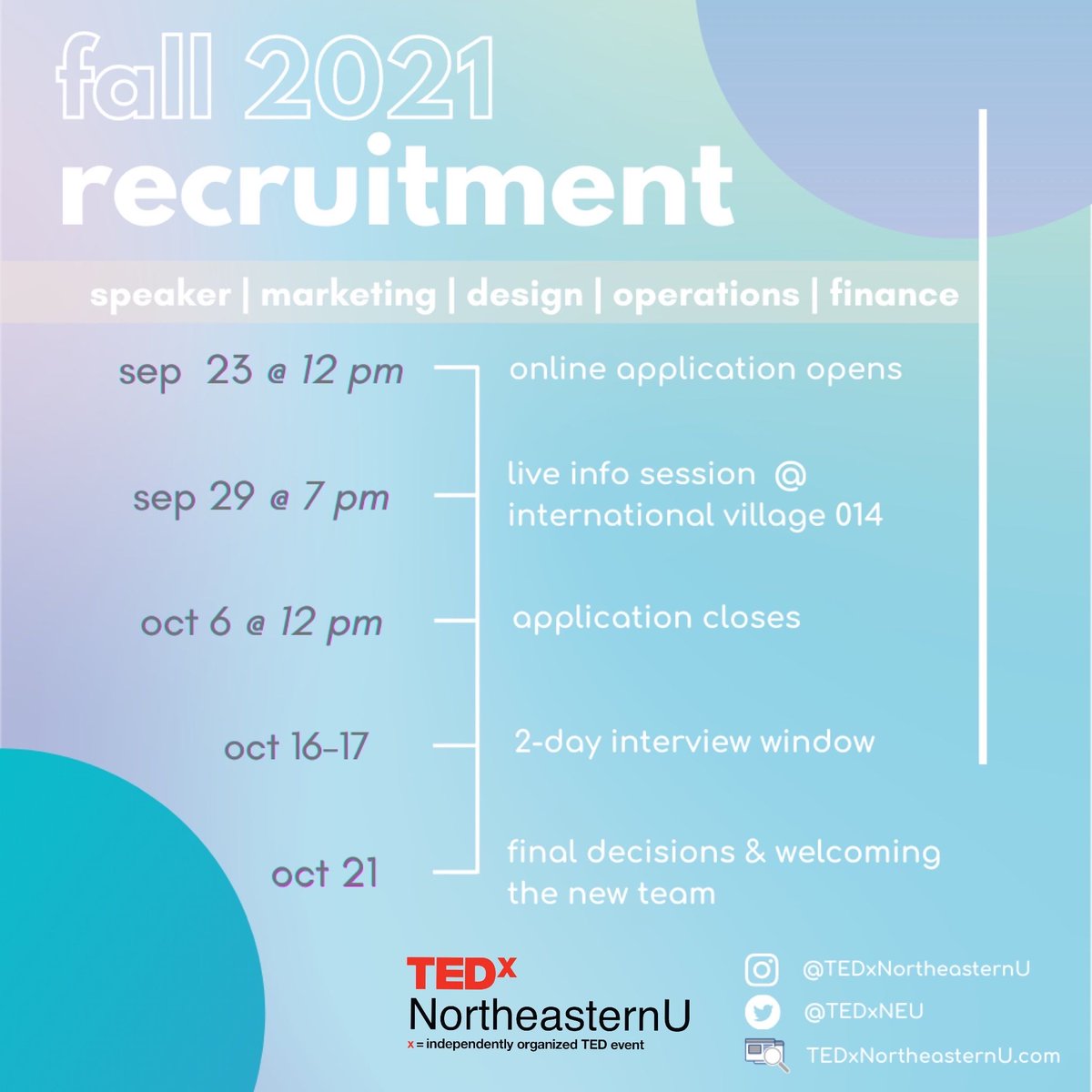 TEDxNortheasternU tweet media