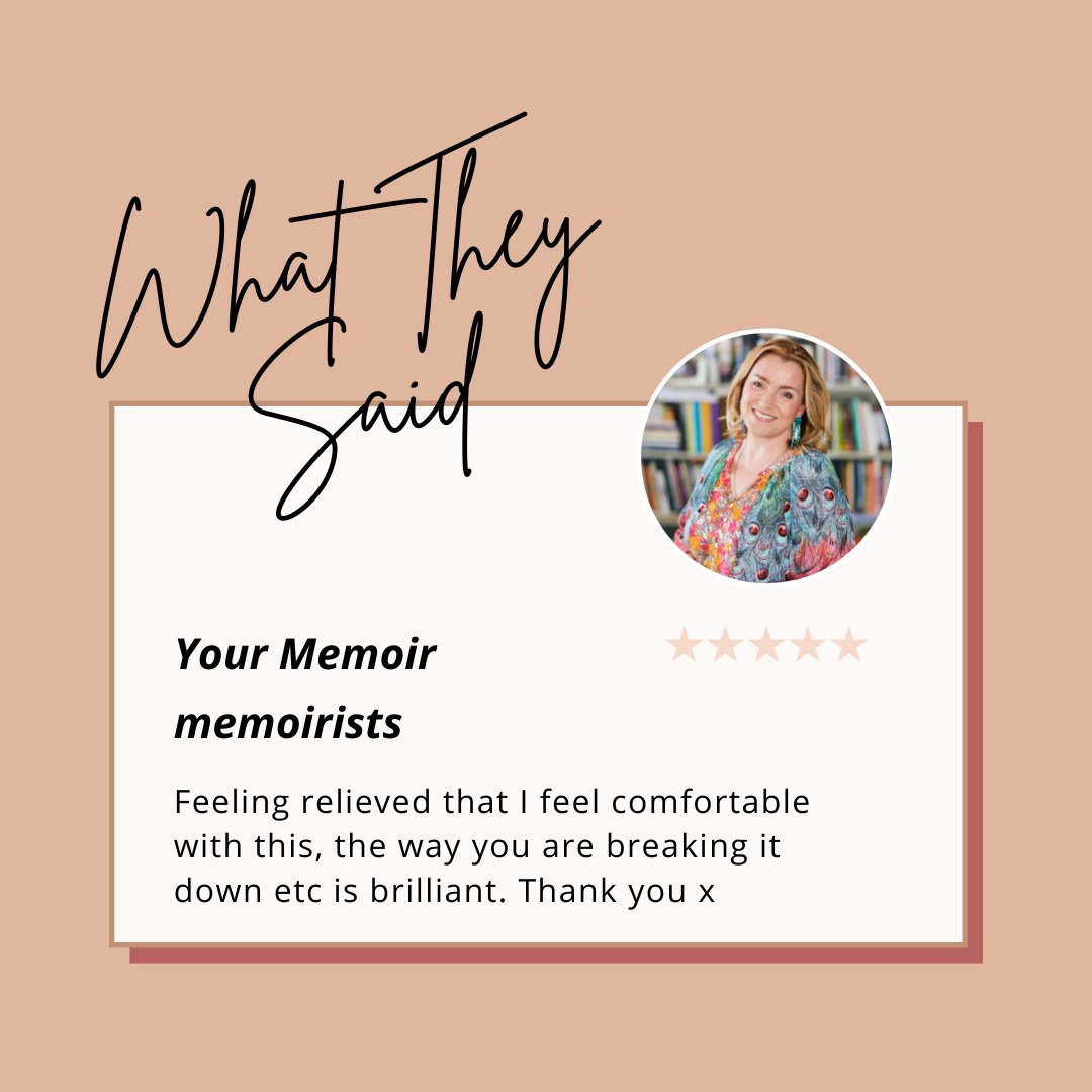 MarnieMemoirs's tweet photo. Some super feedback from the memoirists attending my first online #memoirwriting course ⬇️😊 
I'll be running another spring 2022, sign up to my newsletter for dates and special offers: https://t.co/dcD4RQwspV #WritingCommunity #amwriting https://t.co/PXRsDUIDcB