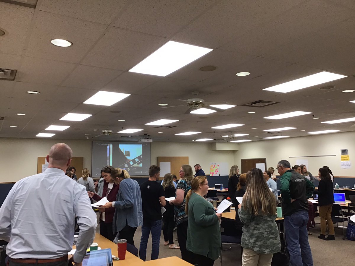 DobrienO's tweet photo. @jjanda556 leading #esu10 ALP participants in a Give One Get One engagement activity. #practice #readytoimplement #lifelonglearning https://t.co/aM2ycggQ8X