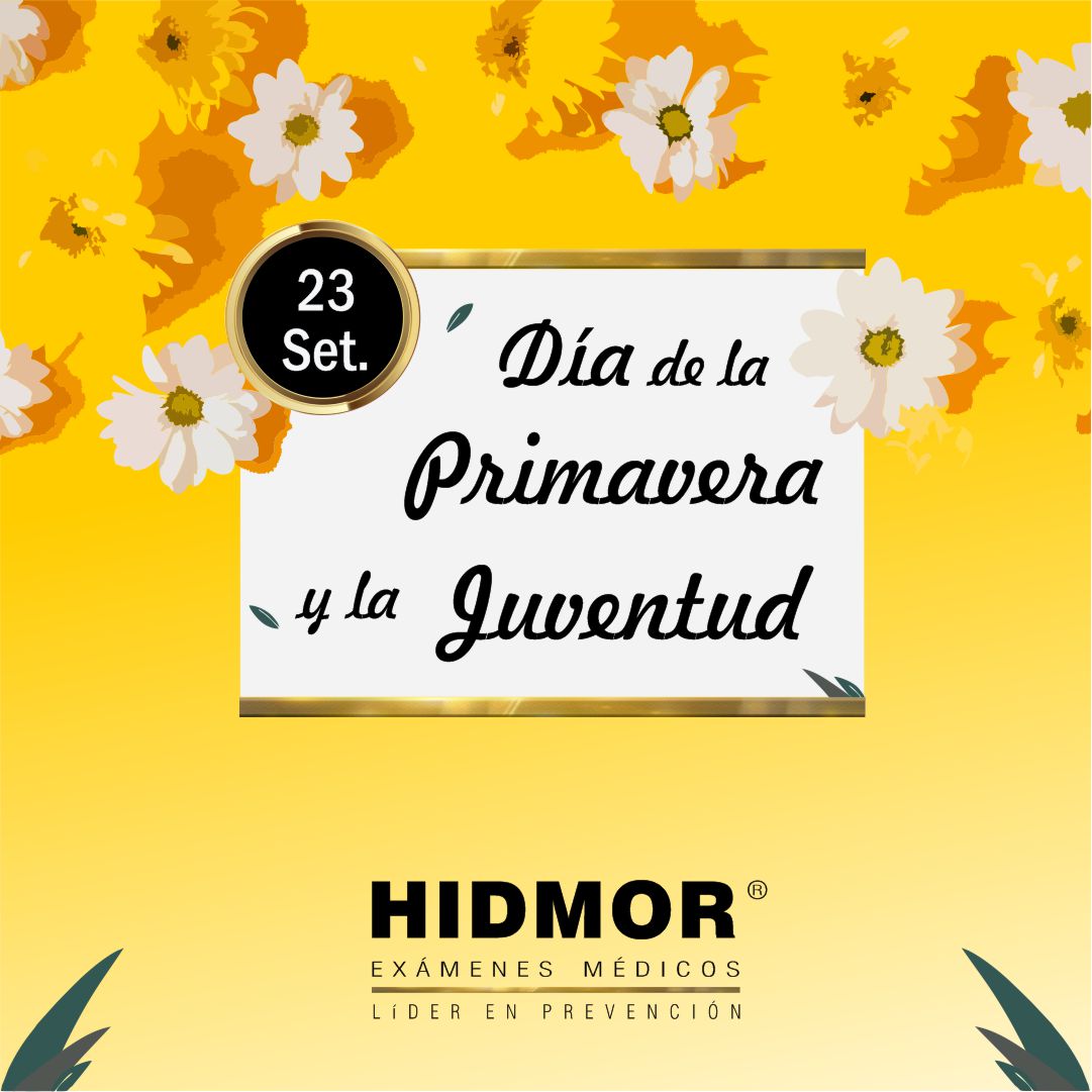 HidmorC's tweet photo. Cada 23 de septiembre se celebra el inicio de la estación más mágica del año: la primavera. Y no solo eso, también es una fecha oportuna para festejar la amistad y la juventud. 
#DíaDeLaPrimavera #DíaDeLaJuventud
#HidmorExámenesMédicos #LíderEnPrevención https://t.co/sJNFRrzynO