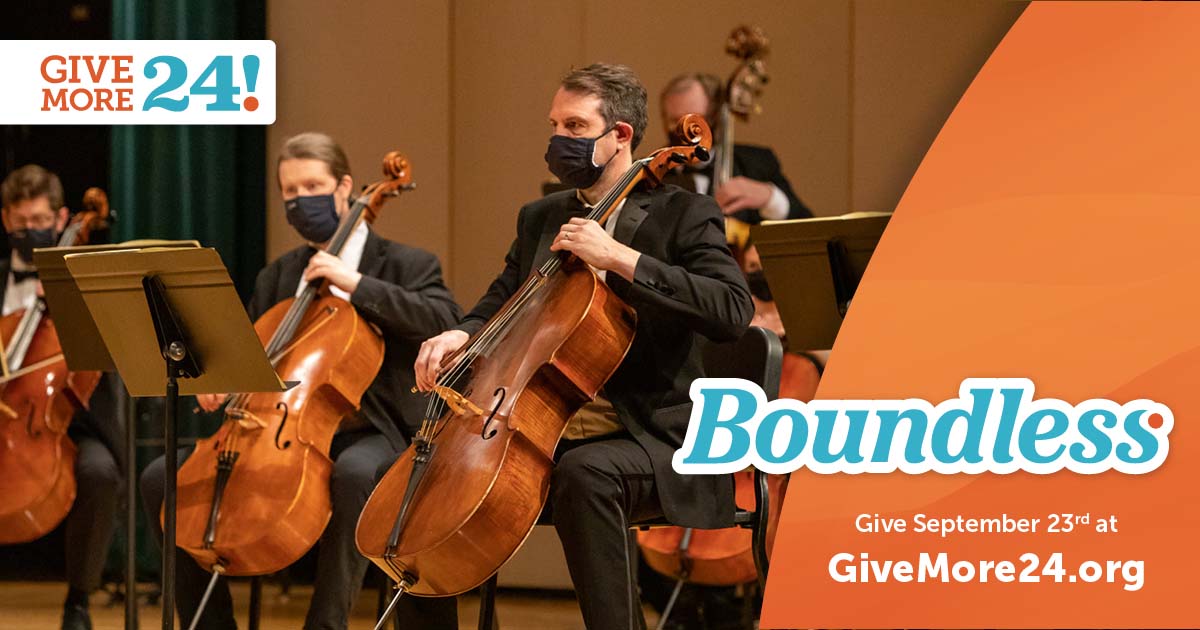 Today is GiveMore 24! 

Join us in celebrating our 43rd season by helping us reach our goal of $10,000 on this 24-hour Day of Giving. Every donation will be matched by an anonymous donor! 

Read more and make your gift before time runs out: givemore24.org/organizations/…

#givemore24