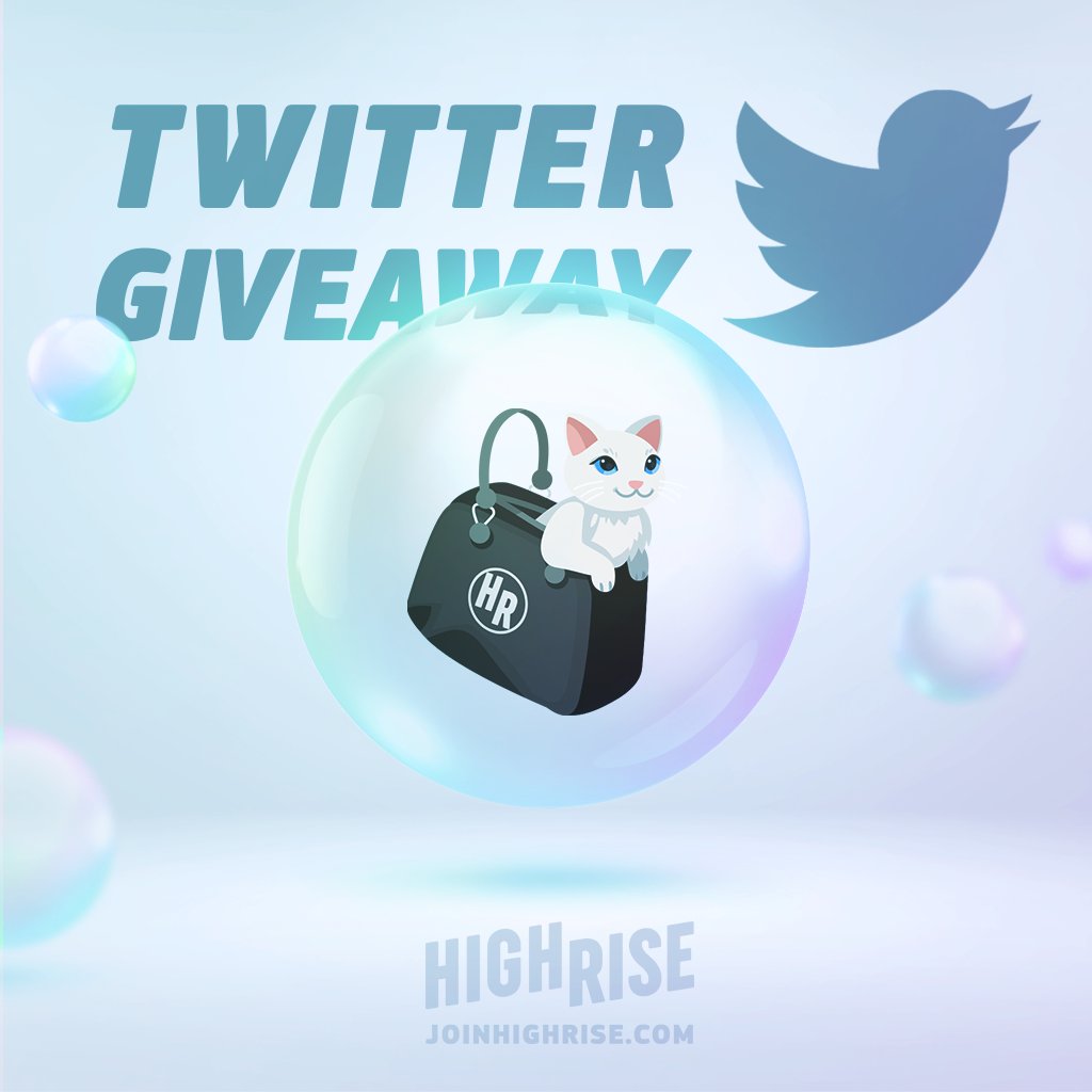 HighriseApp's tweet photo. Did somebody say it's time again for another GIVEAWAY? Follow us and retweet this post for a chance to be entered to win this adorable little kitty in its own equally adorable bag! Ends in one week! 🐈

#HighriseApp #HRApp #Giveaway https://t.co/PgYNLOjRfH