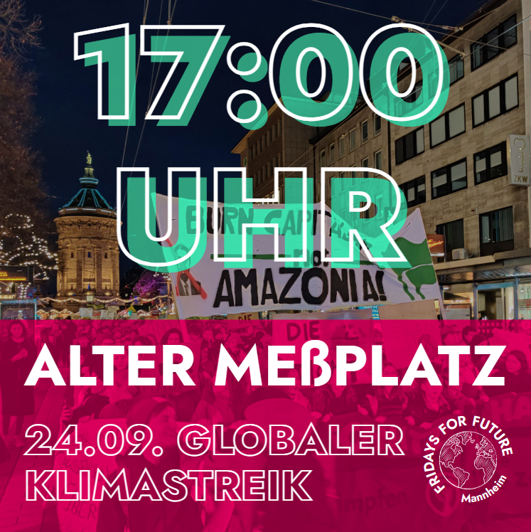 FFF MA sind einer unserer Bündnispartner, daher unterstützen wir gerne - kommt vorbei!