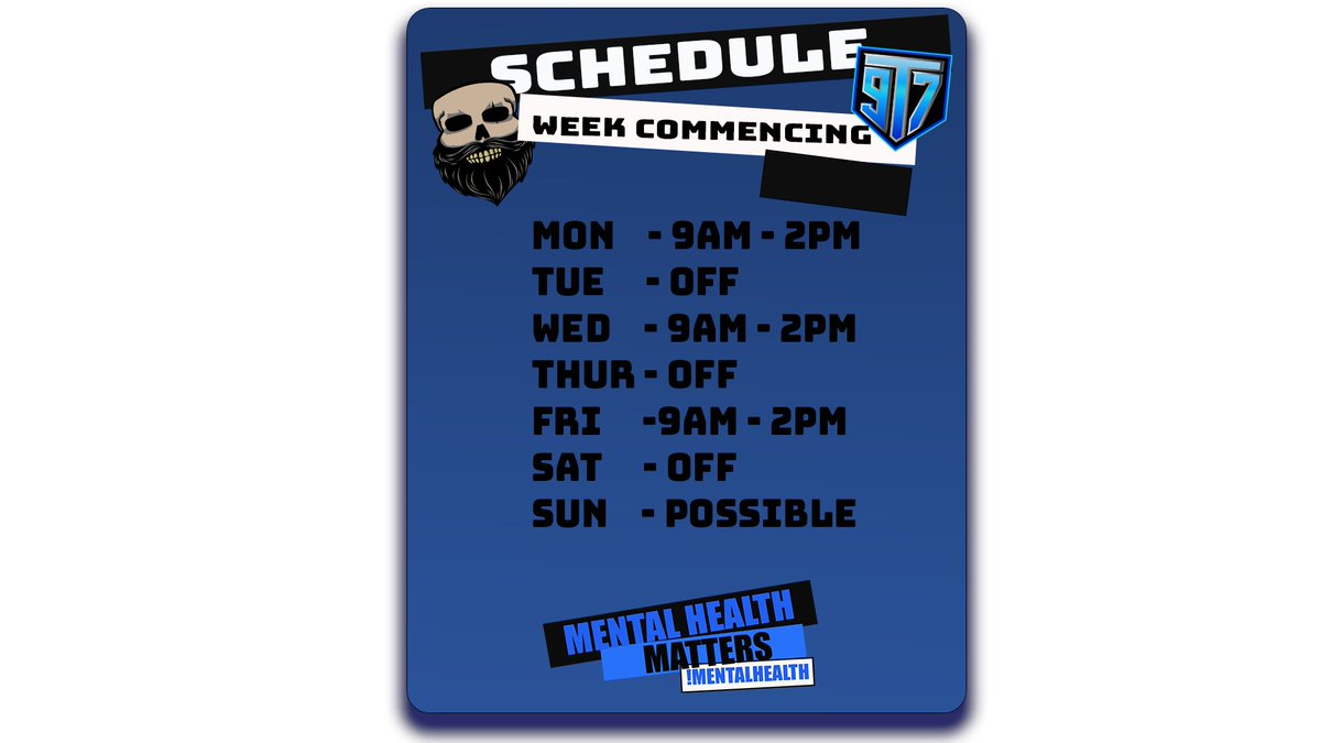 nine_t7's tweet photo. schedule for next week ! little shorter than normal, for a while! https://t.co/ZQevjfzyuZ