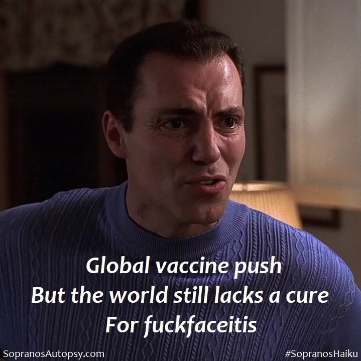 #SopranosHaiku

#Sopranos