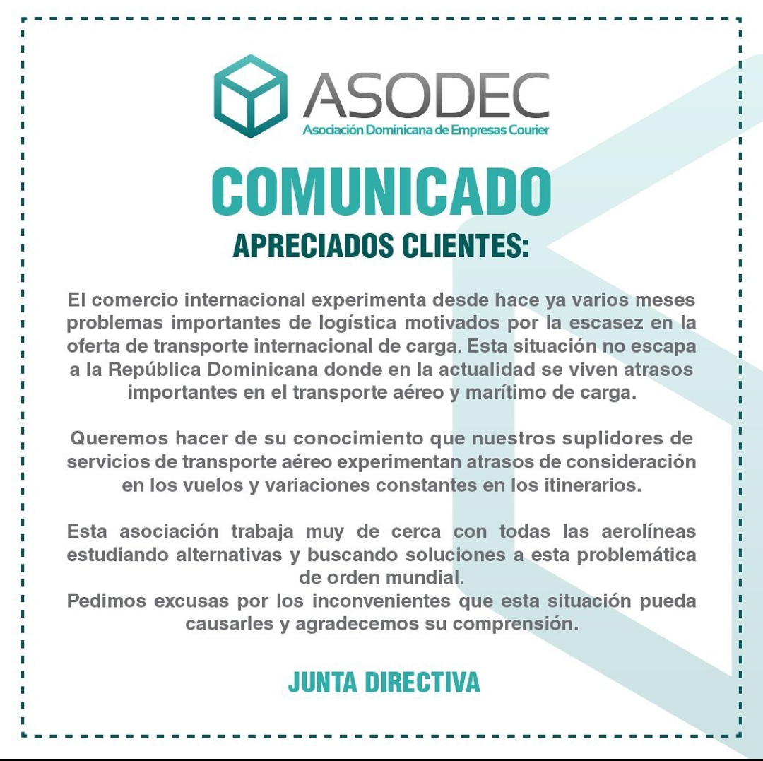 aeropaq's tweet photo. 🚨ATENCIÓN A ESTA INFORMACIÓN🚨 #repost @AsodecRD
.
#comunicadoasodec #asodecteinforma #asodec https://t.co/o4HsSXD8M7
