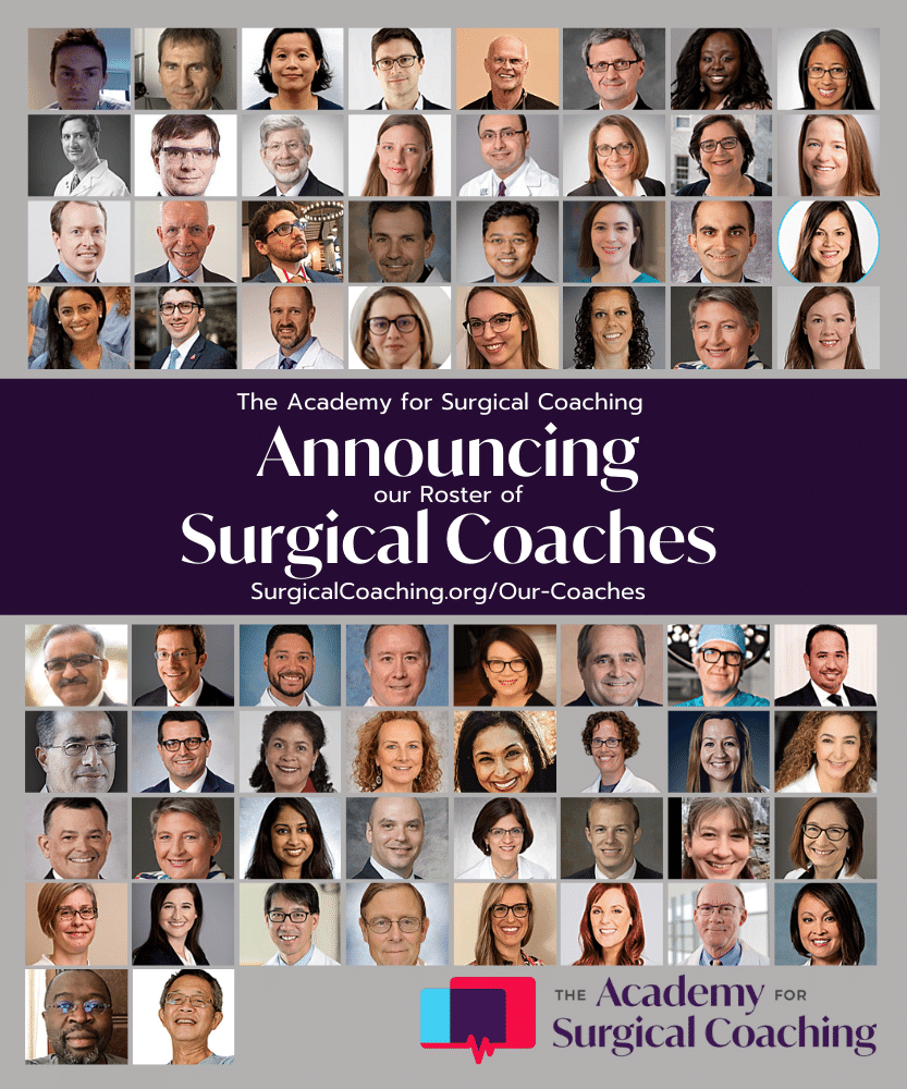 SurgeonCoaching's tweet photo. The Academy for Surgical Coaching is proud to announce our roster of Surgical Coaches. These colleagues can help you improve your practice, solve problems, and tackle challenges. See the full list at https://t.co/jaQqmPR4Cw #SurgicalCoaching #GetACoach #Coaching #Surgery https://t.co/vecTuurGgJ