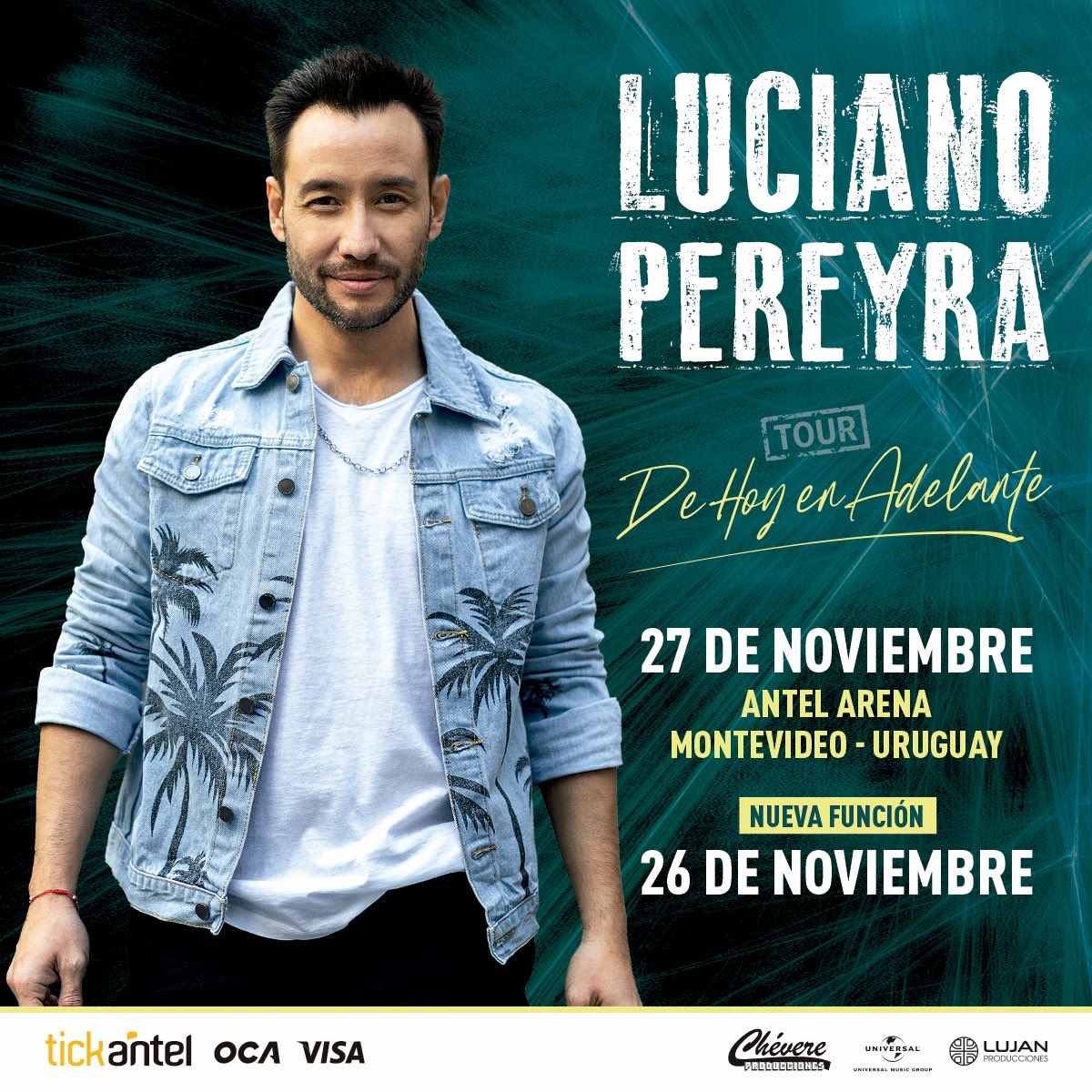 LujanProd's tweet photo. 📢 ¡Sobre la presentación de @LucianoPereyra en #Uruguay! 🇺🇾
 @antelarena @ChevereUy https://t.co/TJFftOiWjA