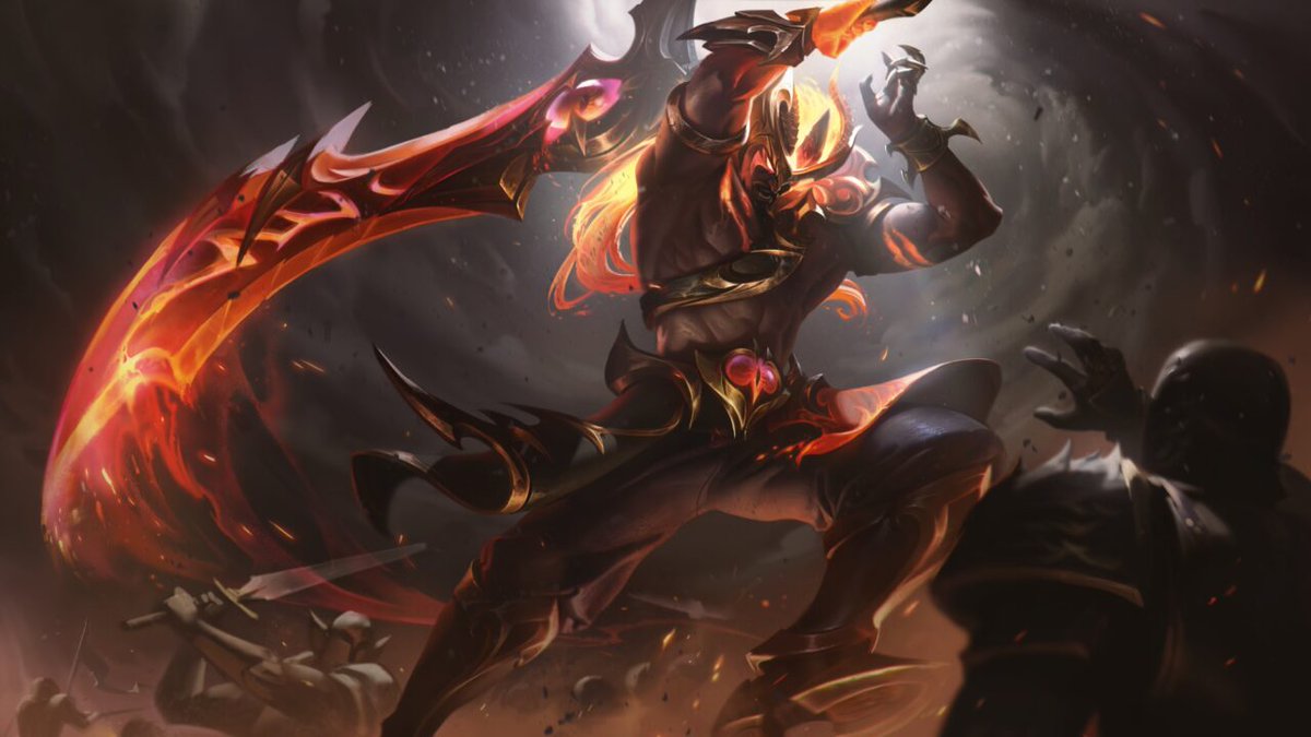 necko's tweet photo. Sorteo Skin - Tryndamere Portador del Anochecer y Zyra Pesadilla en le Ciudad del Crimen + Chroma Esmeralda re fachera😎

Seguime 
@NeckoLol

Dale RT
Tirate un rico Me gusta

Finaliza la semana que viene cuando tenga ganas de finalizarlo yo

Nos vemos pa 🤪🤙🏻

#LPP #leaguepartner https://t.co/gjY5qRwqrF
