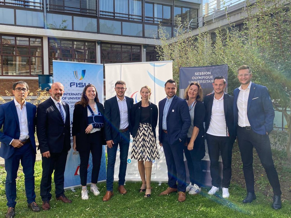 Loic_ROSETTI's tweet photo. La #Session #Olympique #Universitaire est officiellement ouverte ! 

Pendant 4 jours, les #etudiants de la #SOU vont se former et échanger pour devenir des ambassadeurs de la #Generation2024 afin de construire l’héritage de @Paris2024 
#STAPS

@sup_recherche 
@Sports_gouv https://t.co/YIXd0Orr4G