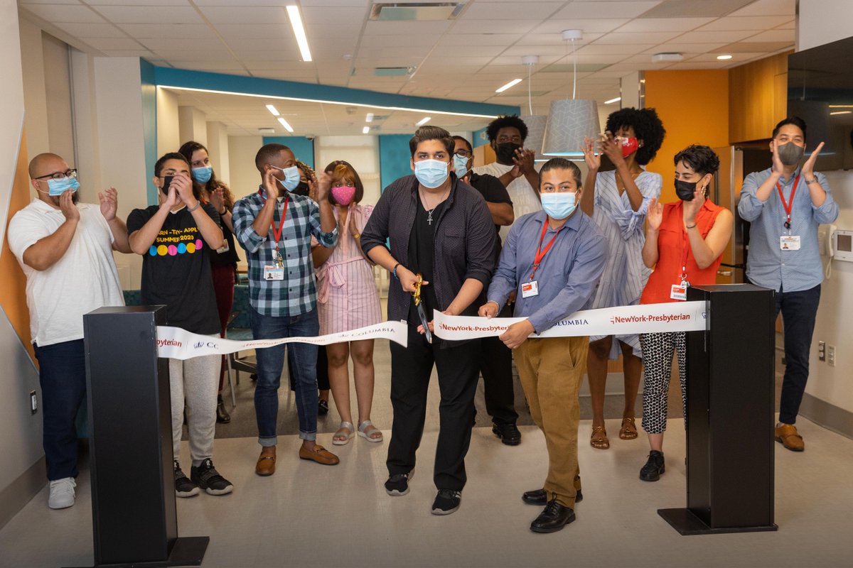 The Uptown Hub at #NYP has found a permanent home in #WashingtonHeights! The newly renovated space was designed with input from the youth &amp; offers a safe space for them to participate in meaningful programs. Learn more: nyphosp.co/3u52iRW CC: <a href="/ManhattanDA/">Alvin Bragg</a>, <a href="/ColumbiaMed/">Columbia Medicine</a>