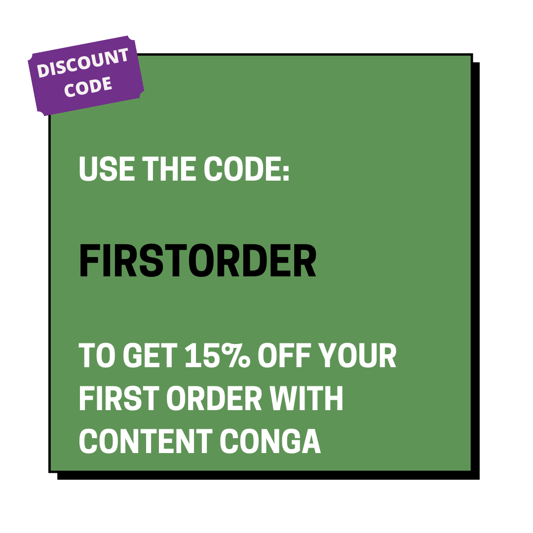 ContentConga's tweet photo. π₯ DON'T FORGET: You can get 15% off your first order with Content Conga π₯
Simply use the code FIRSTORDER at checkout to get your discount.
Aren't we good to you?!
#ContentConga #ContentCreation #CopywritingServices #DiscountCode #Discount https://t.co/pvq54ItYQf