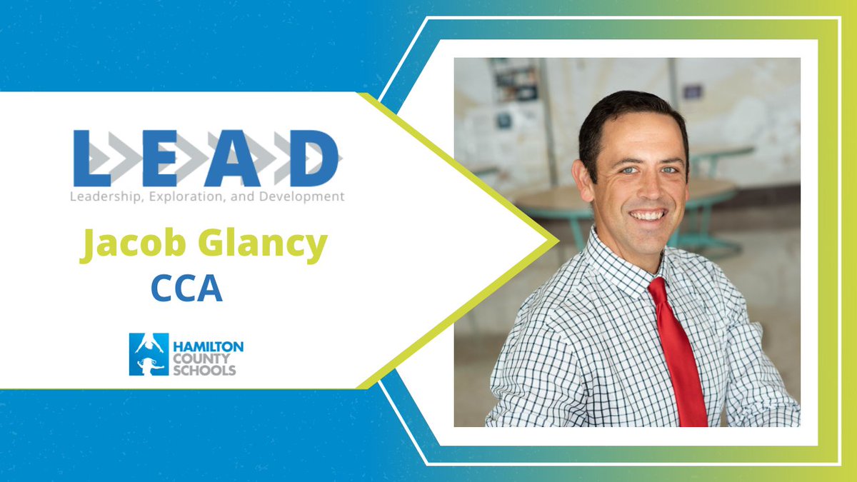 hamcoschools's tweet photo. Congratulations Jacob Glancy, Assistant Principal at Chattanooga Center for Creative Arts and LEAD Aspiring Assistant Principal participant! https://t.co/c47ahtFdps