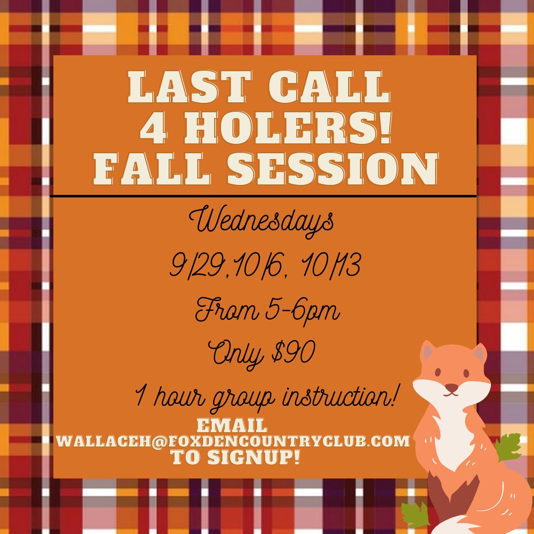 Fox Den Country Club tweet media