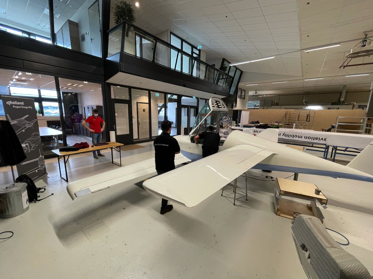 Signing off from our one year operation at <a href="/TPYthehague/">Technology Park Ypenburg</a> 
Today was our last day in Ypenburg, we really enjoyed our temporary location at #TPY where we accelerated our preparation of the #electric #DragonFly airframe. Final integration will now take place at @InhDelft