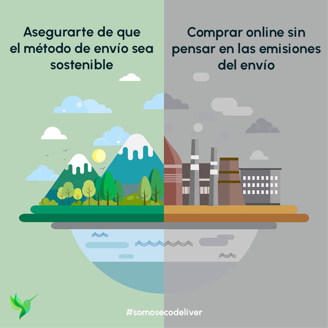 ecoDeliver_es's tweet photo. Todos tenemos que poner nuestro granito de arena para salvar nuestro planeta! 🌍🌱 Con ecoDeliver, puedes participar siendo un #ecoDriver o asegurarte que tu eCommerce favorita tenga métodos de envío sostenibles y libres de emisiones!!

#somosecoDeliver #somoseco #envíosostenible https://t.co/oF1Rm8Vlf8
