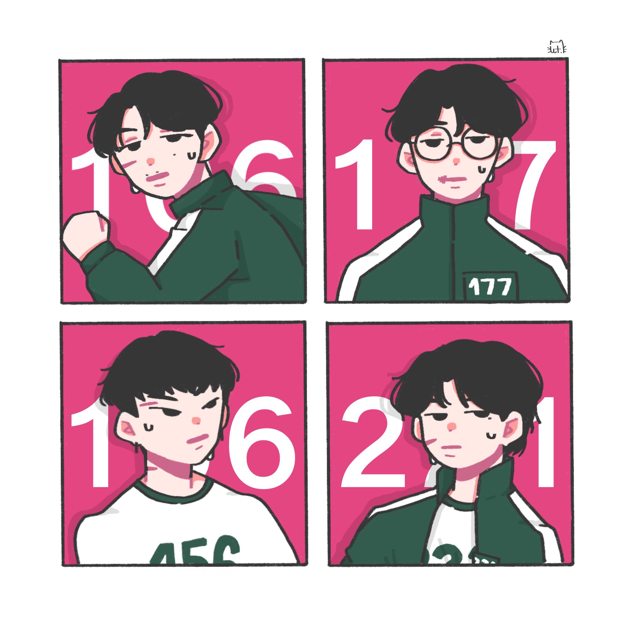 on-twitter-squid-game-96-jun-wonwoo-hoshi-woozi-seventeenfanart-https-t-co-hbz9ieki0f-twitter