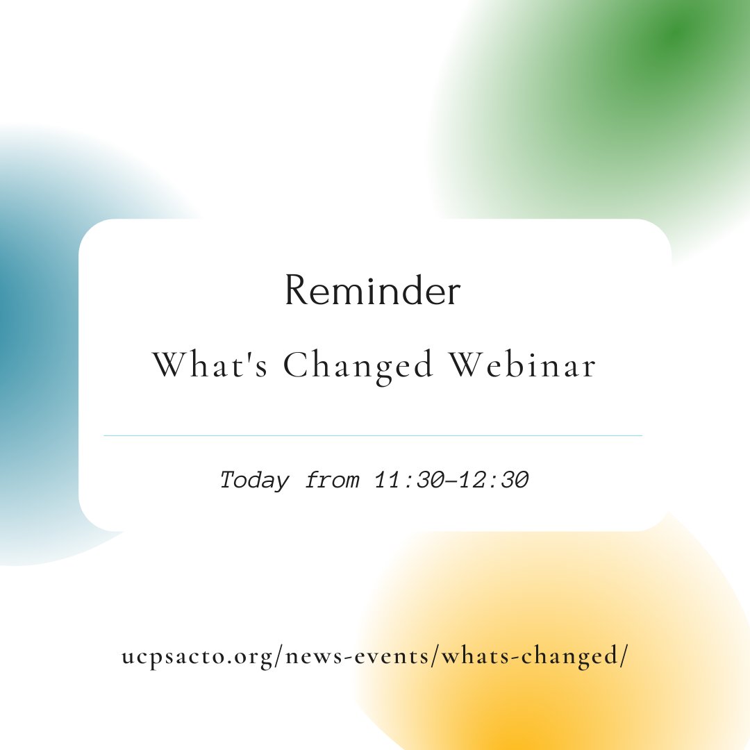 Last chance to join us for our What's Changed Webinar that will go over planned giving and estate planning. Visit this link to sign up before 11:30 today! interland3.donorperfect.net/weblink/WebLin…
#plannedgiving #estateplanning #ucpsacramento