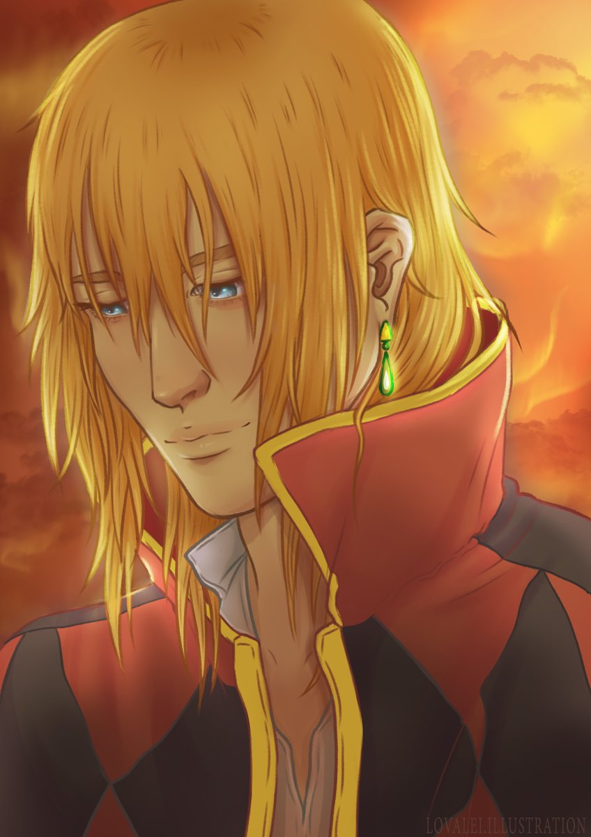 MaweenDesign's tweet photo. Howl, from Howl's Moving Castle. ✨
#artist #artwork #commission #commissions  #digitalart #digitalartwork #digitaldrawing #digitalpainting  #painting #photoshop #fanart #ghibli #howlsmovingcastle #howl #ghiblifanart https://t.co/hhtFbM5ISI