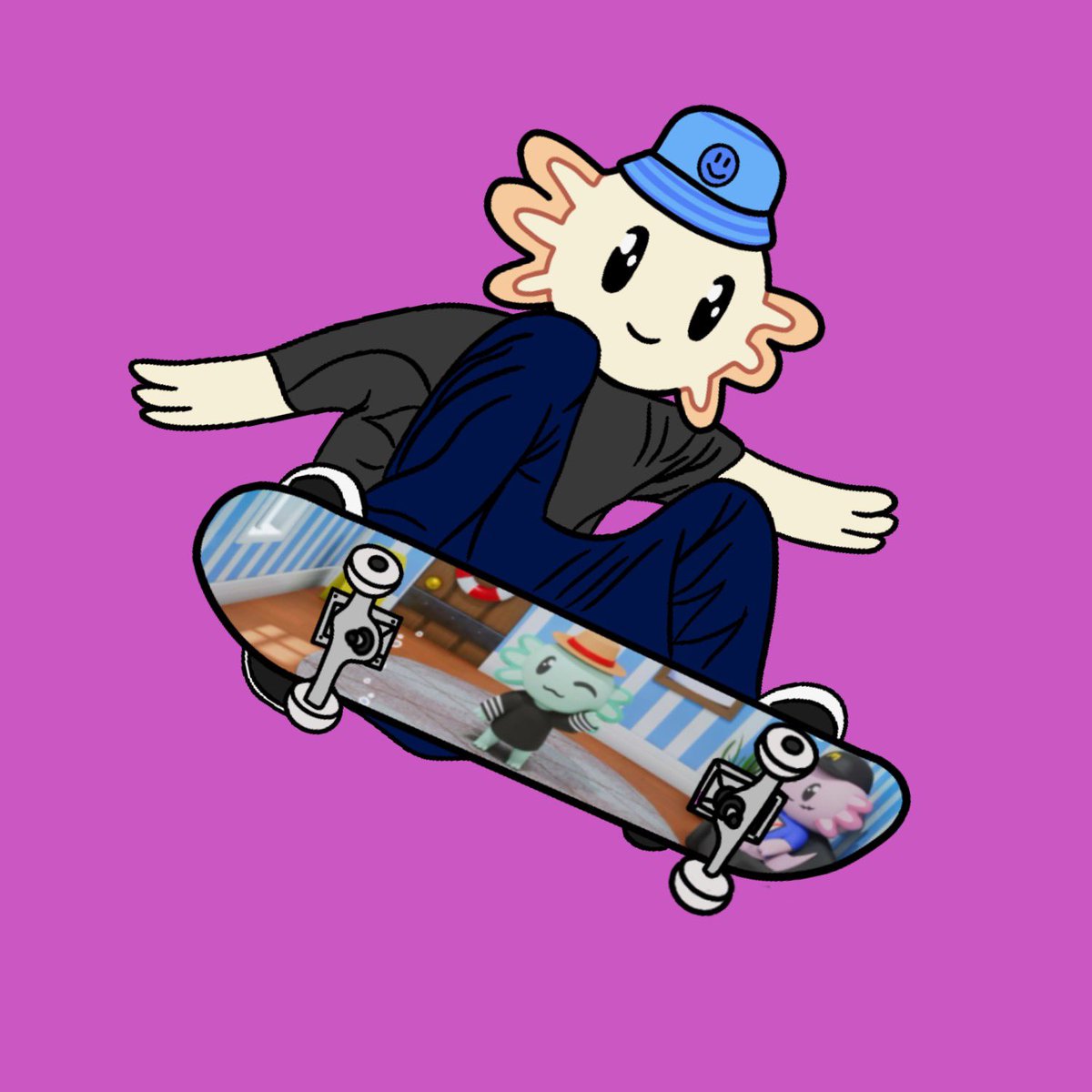 It would look good as a skateboard 🤷‍♂️ <a href="/AxolittlesNFT/">Axolittles ✨</a>  #Axolittles