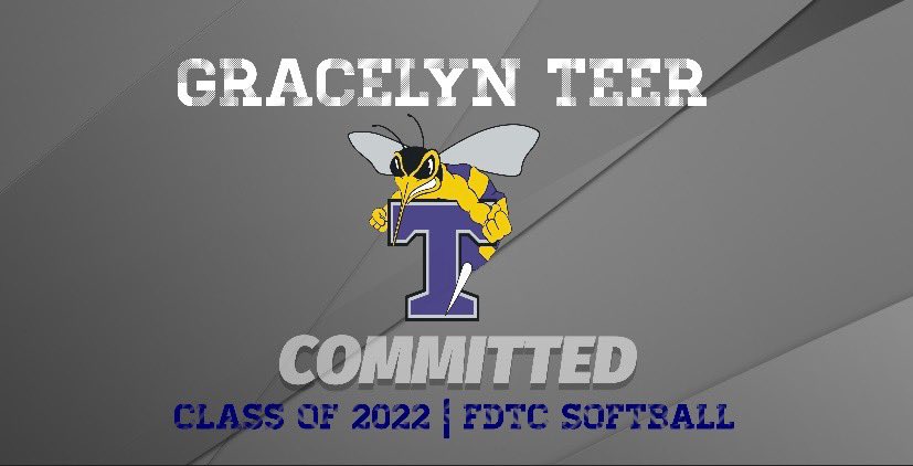 GracelynTeer's tweet photo. I am so excited and blessed to announce that i have committed to florence darlington tech to further my academic and softball career. Thank you to everyone who made this dream a reality! #stingersup @TechSoftball @CoachBGarand @Elite9_Birkner https://t.co/FJ82UMCRcI