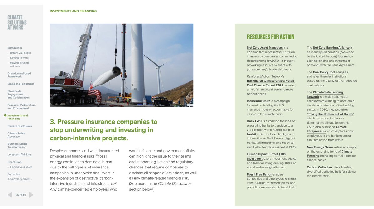 CarbnCollective's tweet photo. @ProjectDrawdown launched their #ClimateAtWork report today! You know we're big fans of them, and this edition is extra special because they feature Carbon Collective in the Investing section as a resource.
https://t.co/eapSFiYZma https://t.co/ccDNzHdAyB