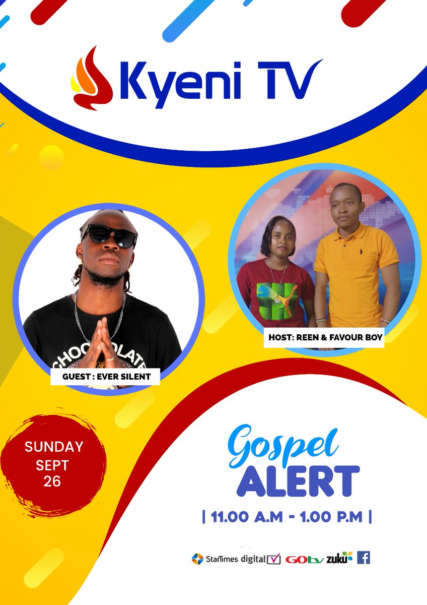 EverSilent71's tweet photo. GIG MEDIA production presents "No one" media tour...Catch Ever Silent this Sunday 26th on your screen Kyeni TV from 11am to 1pm https://t.co/BFddndhHmk