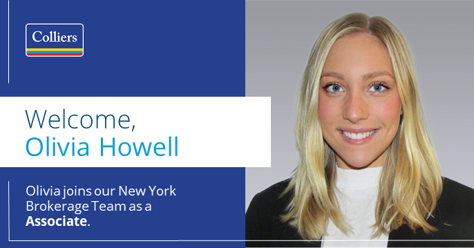 Colliers_NYC's tweet photo. Welcome to Colliers TriState, Olivia! Meet the newest member of our NYC Brokerage Team!
BE Inspiring. BE Creative. BE Ambitious. BE all that and more at Colliers. #colliersnyc #collierstristate https://t.co/wTeFpK80ds