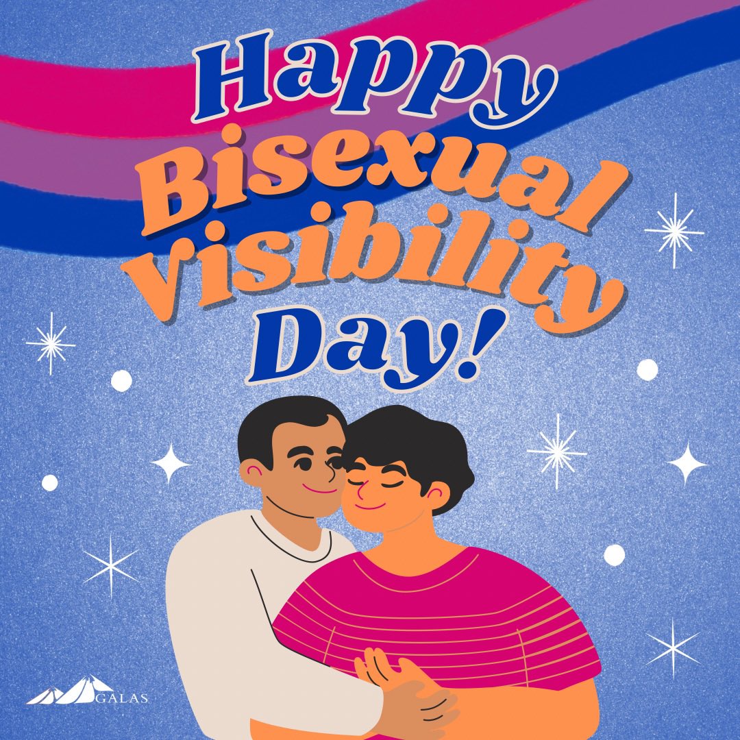 Happy Bisexual Visibility Day! Today we celebrate the “B” in LGBTQIA+, we celebrate the beautiful Bisexual community within GALAS, the Armenian community, and throughout the world. We see you and we love you- you belong here 💗💜💙